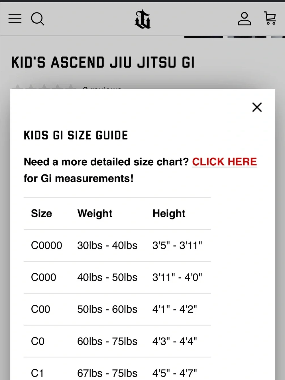 Kid's Ascend Jiu Jitsu Gi